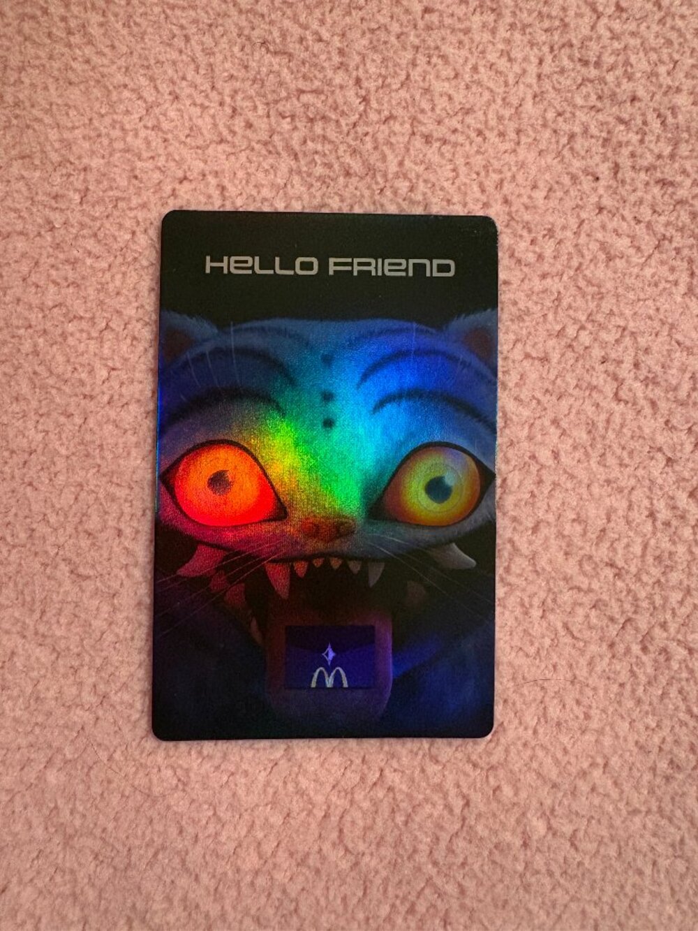 McDonald's X KPop Demon Hunters Derpy The Tiger Card